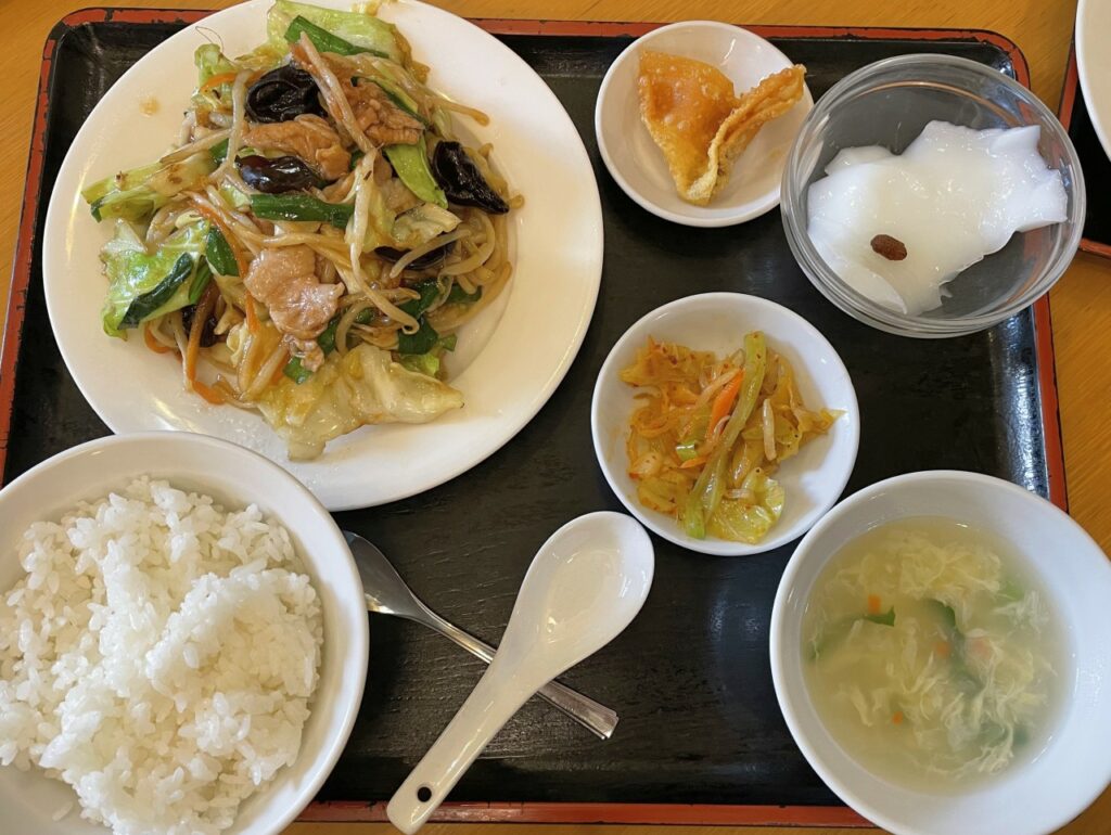 大連アカシア 野菜炒め定食