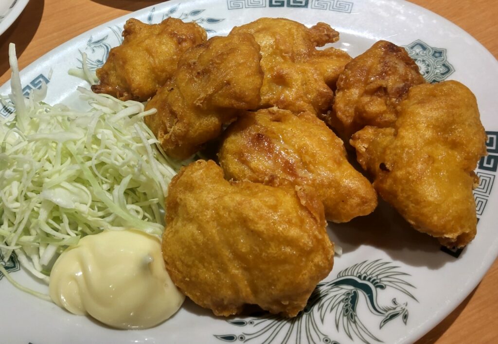 日高屋 新津田沼店 から揚げ