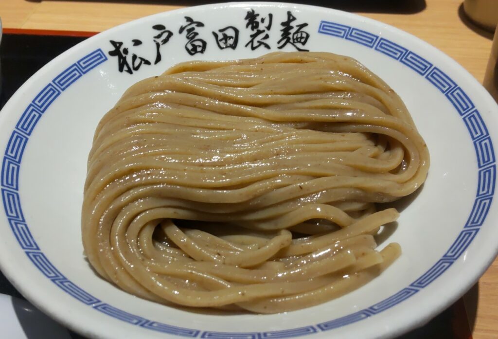 松戸富田製麺 つけ麺の麺